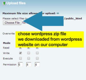 how to upload wordpress